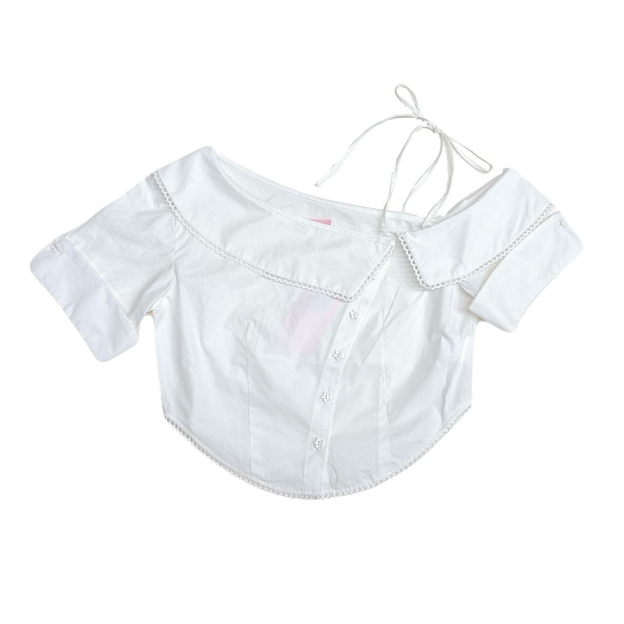 lilLilly S/S アシンメトリーブラウスホワイト｜Gigapark-ilsede.de