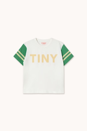 TINY COTTONS / STRIPES LOGO TEE (off-white) 26SS