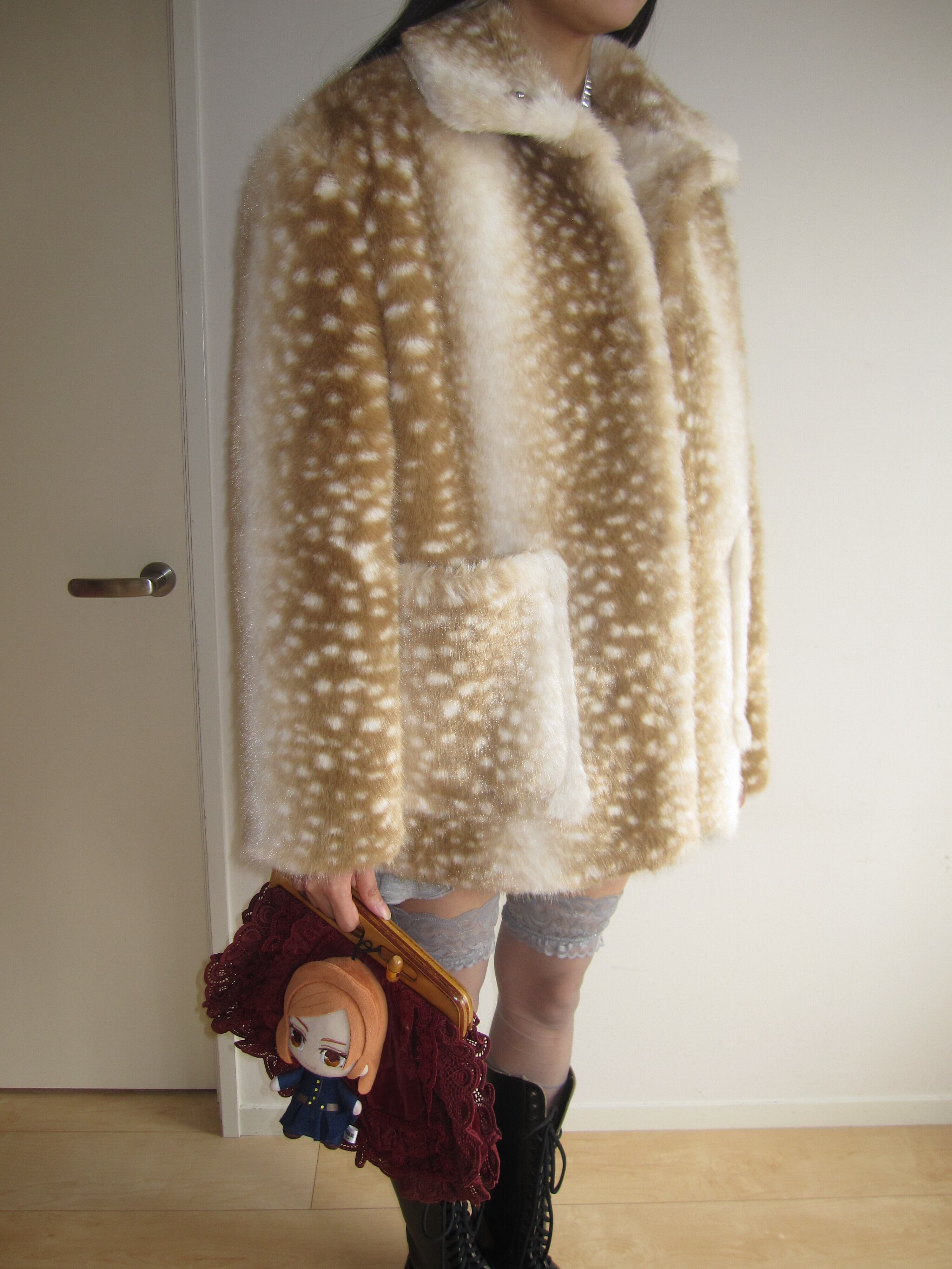 Bambi Fur Jacket beige | Pay ID