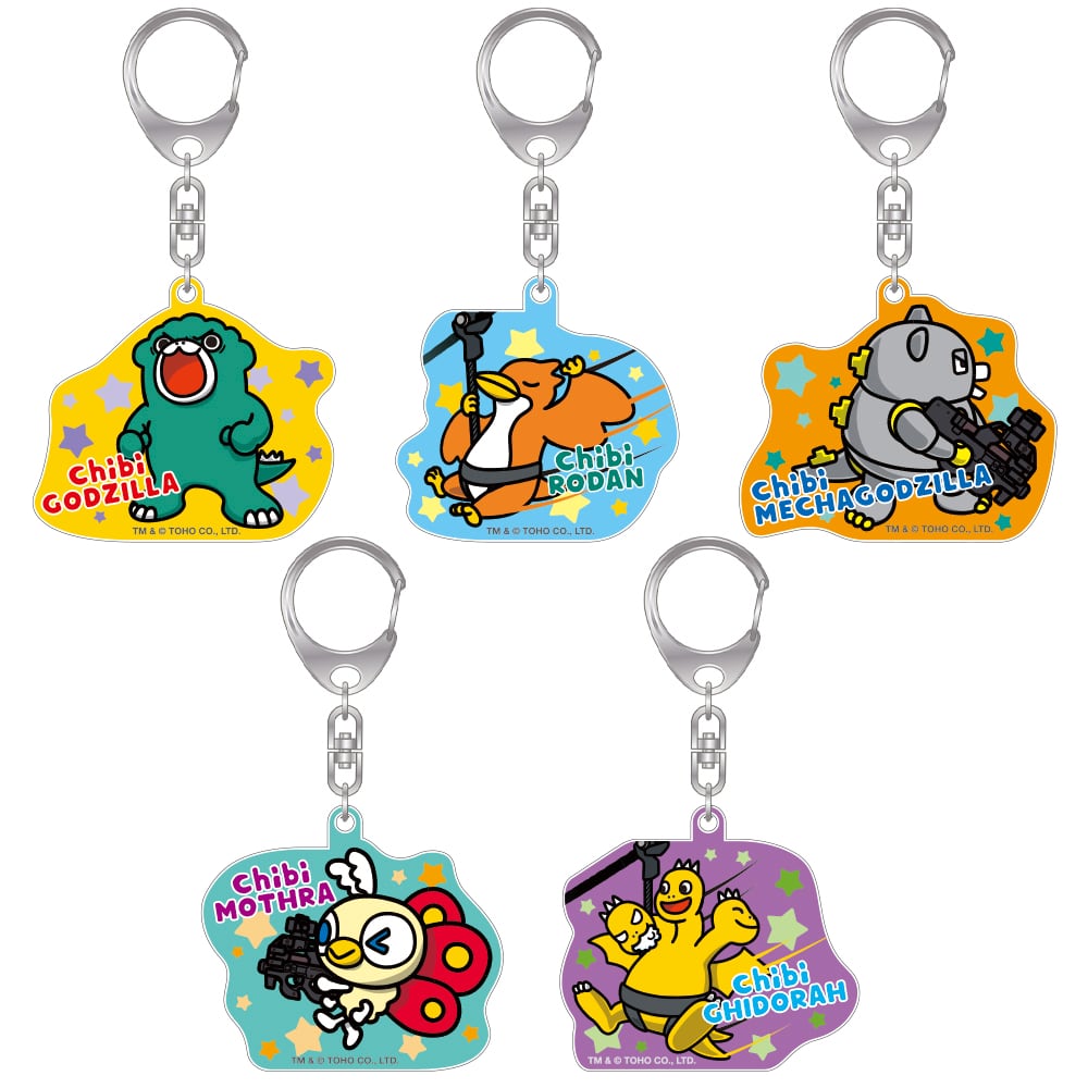 ちびゴジラ アクリルキーホルダー(全5種/ランダム)【ゴジラ迎撃作戦