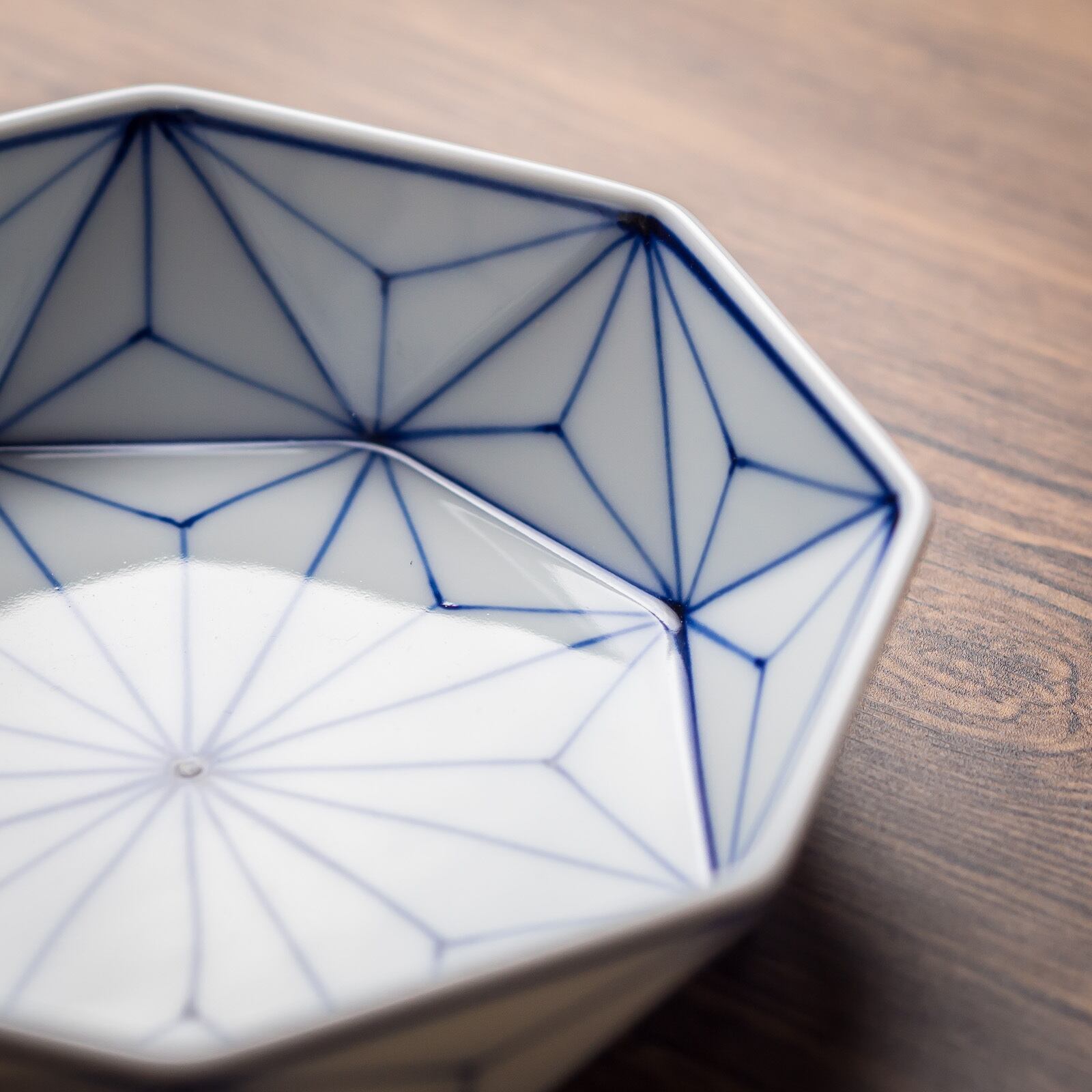 麻の葉 預け鉢（中）（小鉢・向付）／眞窯 | 手作りの器・食器の