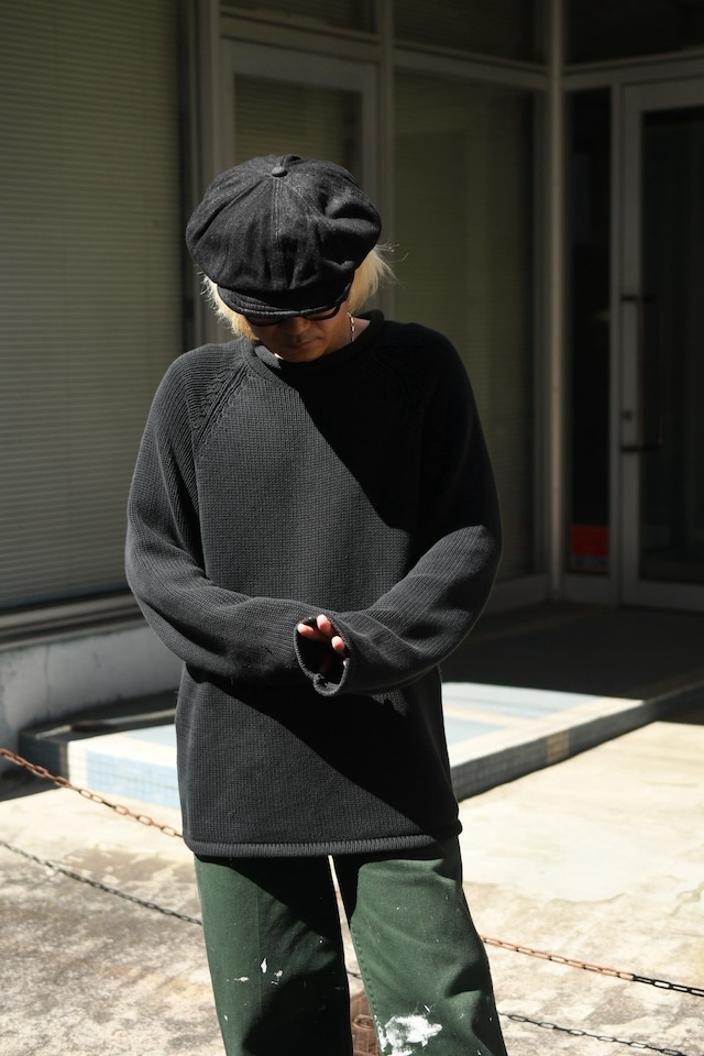 OK/90's "J.CREW" roll neck cotton knit