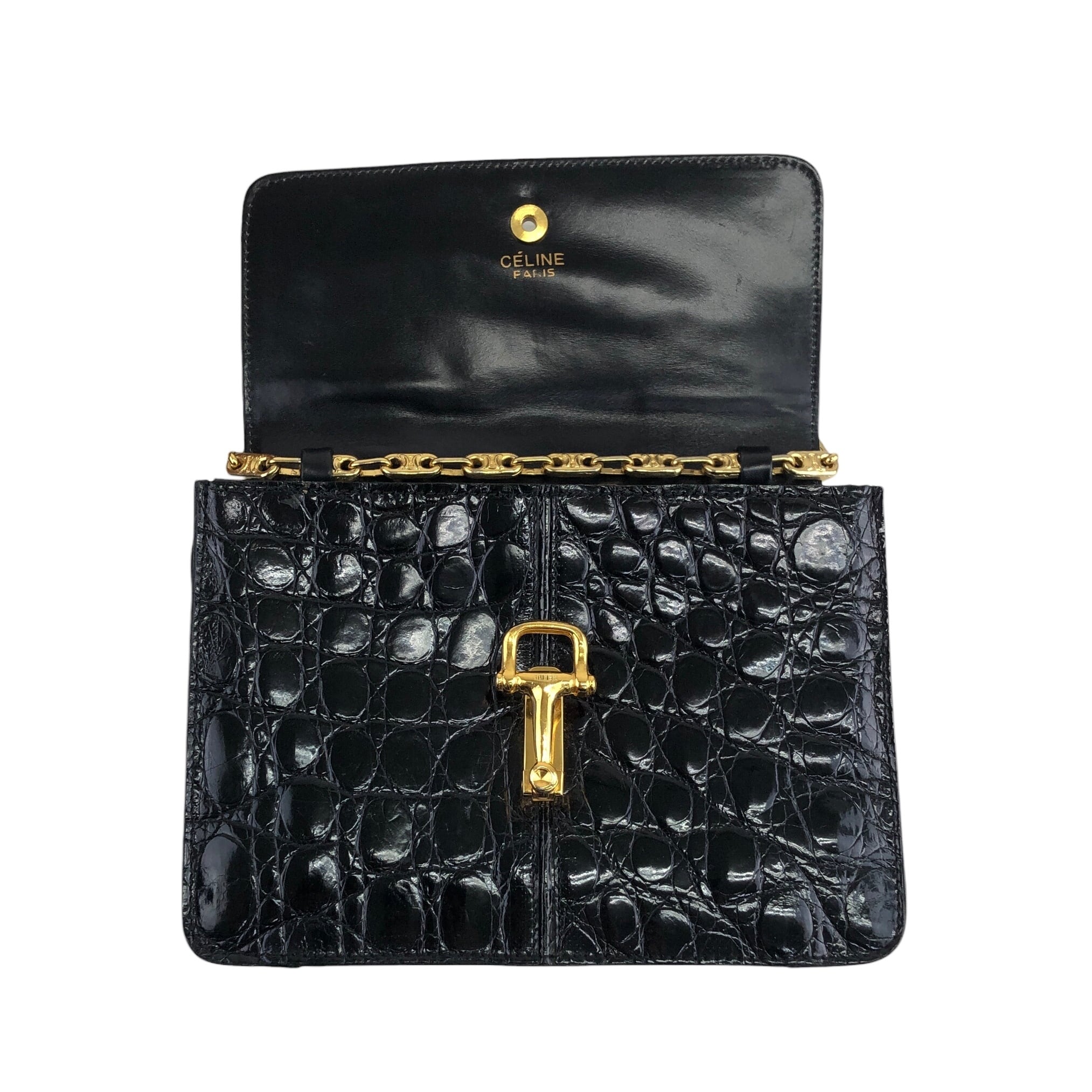 【美品・希少】セリーヌ　キルティング　ショルダーバッグ　2way　ゴールド金具 美品・希少】セリーヌ キルティング ショルダーバッグ 2way ゴールド