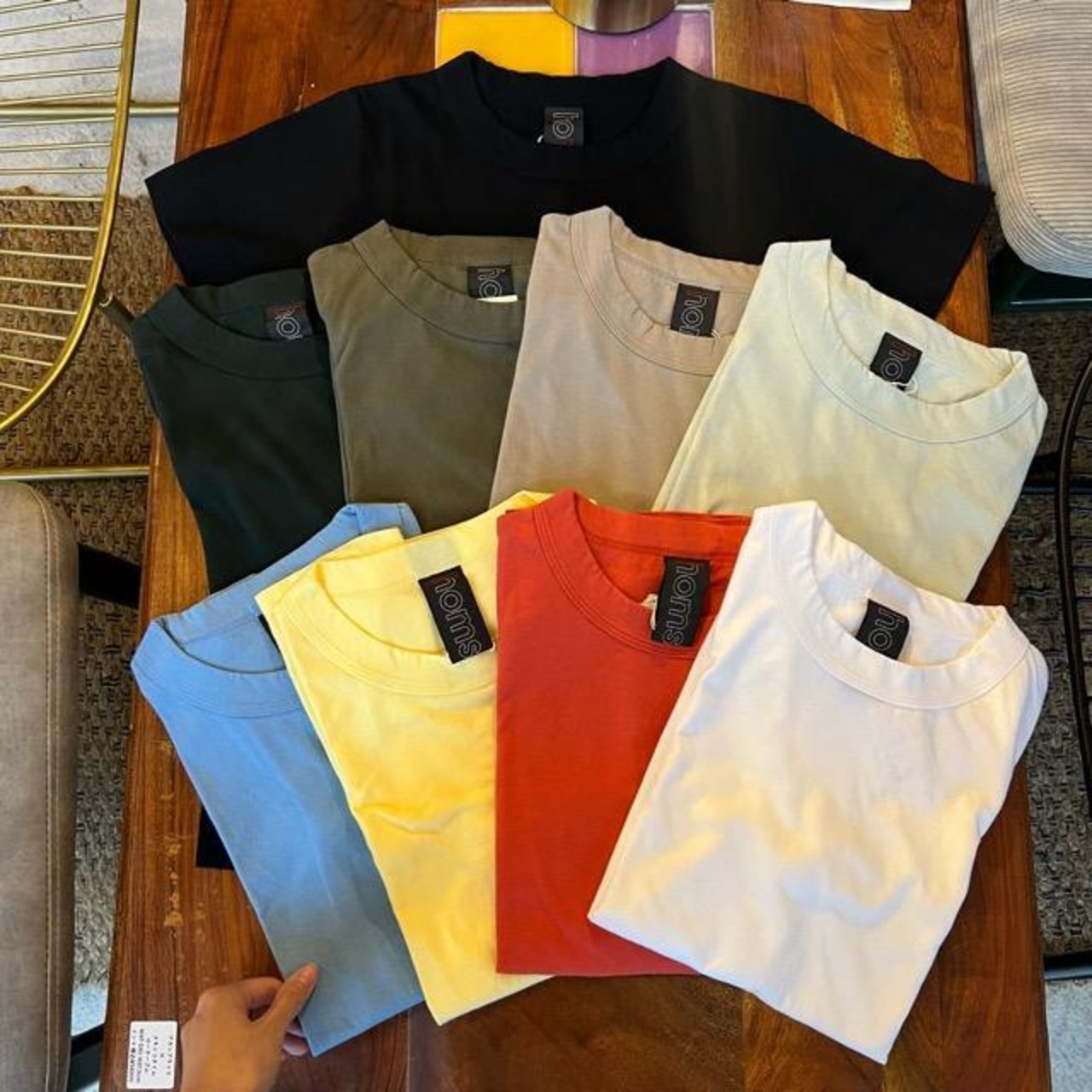 homspun Jersey short-sleeved T-shirt　9Color　ホームスパン　天竺半袖Tシャツ　全9色　Tシャツ