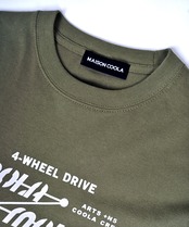 COOLAドライブプリントベーシックTシャツ (BEIGE)　CQ-49002
