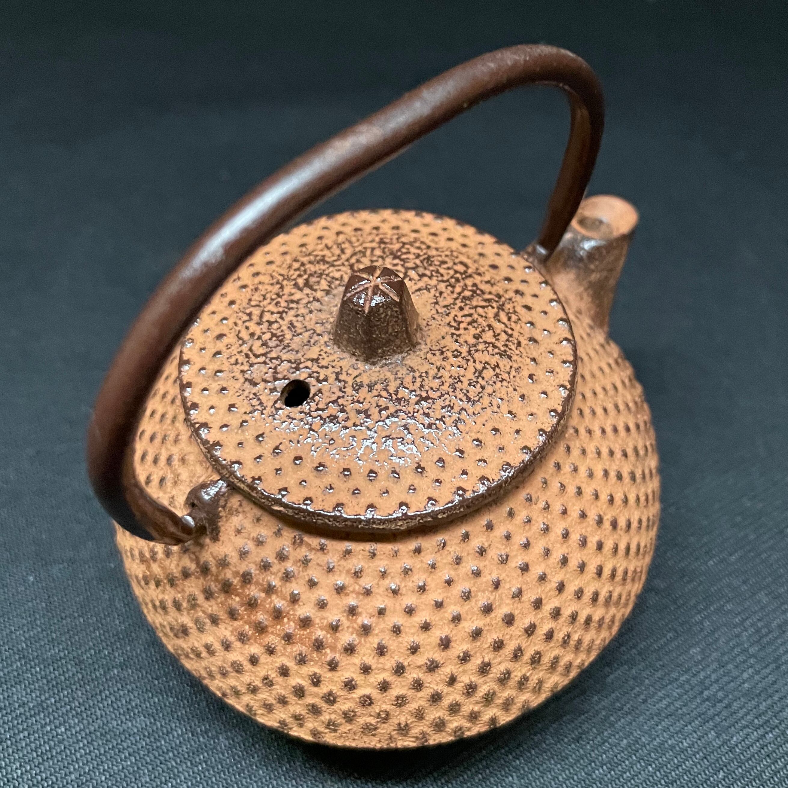 Japan Vintage 南部鉄器 岩鋳 豆鉄瓶 在銘 急須 鉄分補給 ミニ 希少 極小 茶道具 | kica