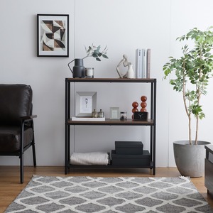 【幅80cm】 Kyle アイアンラック3段