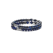 SkeletonHD スケルトンエイチディー ブレスレット His & Hers | Electric Blue Stack