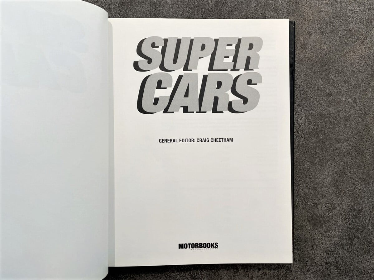 VS038】Supercars: The World's Most Exotic Sports Cars /visual book