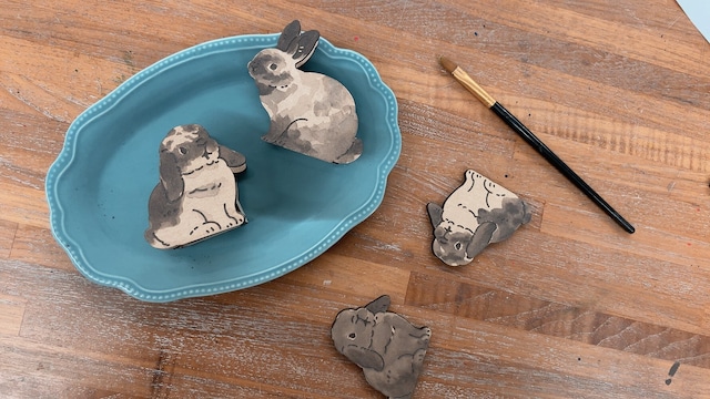 うさぎさんの印鑑スタンドガチャ！