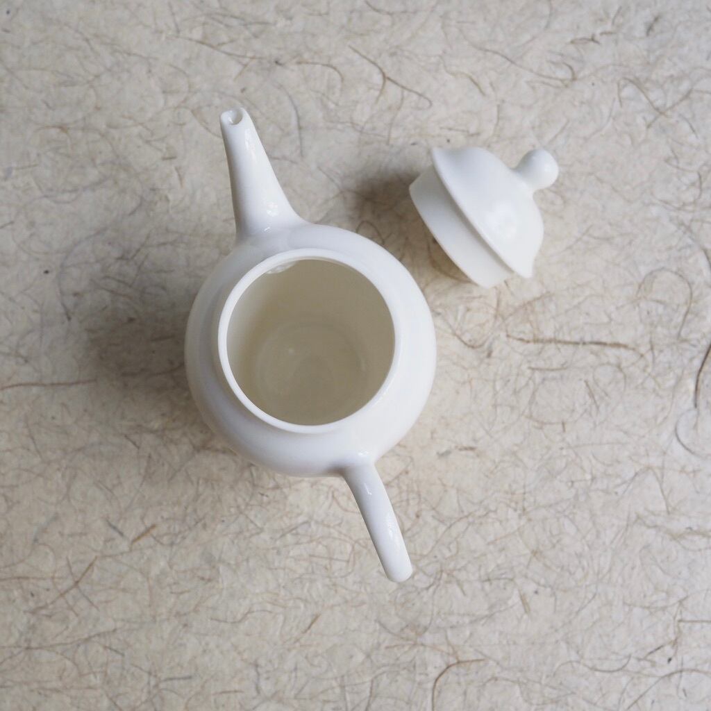 色原 昌希/茶壺 桃花釉