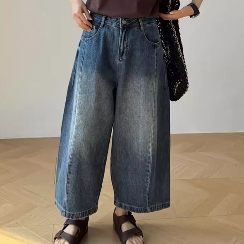 クロップドデニムパンツ ・21432