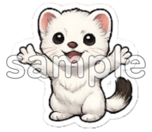 Daily Chat OKOJO, Ermine Stickers Pack | Cute Expressions Bundle かわいいだけじゃない！実用オコジョスタンプ40選