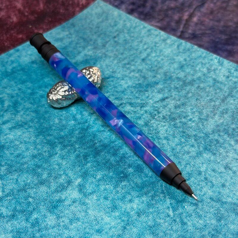 03684 クラッシュアクリル(Purple Blue) 三神MDS-1シャープペンシル0.5