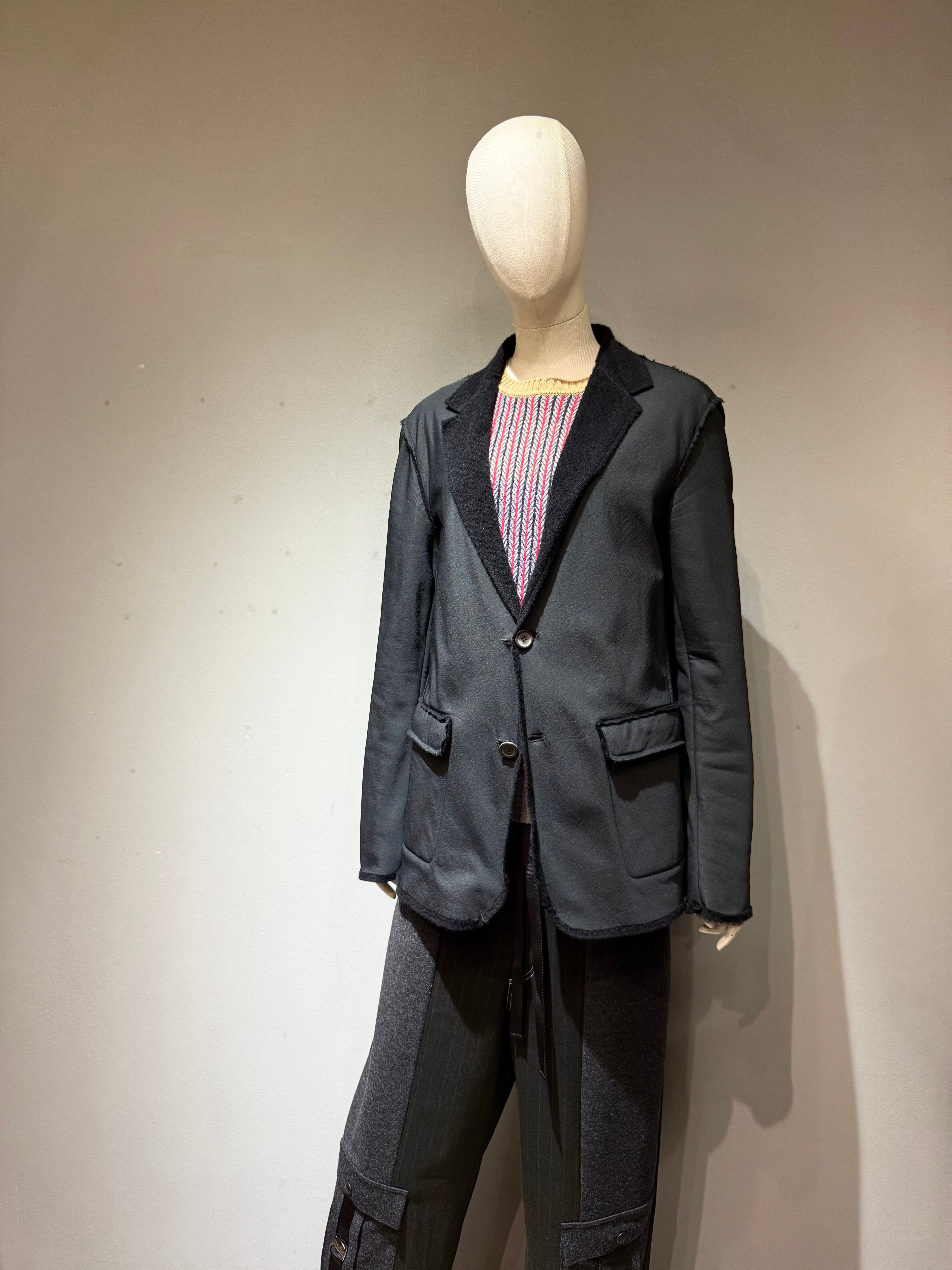 チマヨ柄 vintage 幾何学模様刺繍 ワインレッドジャケット ORTEGA'S