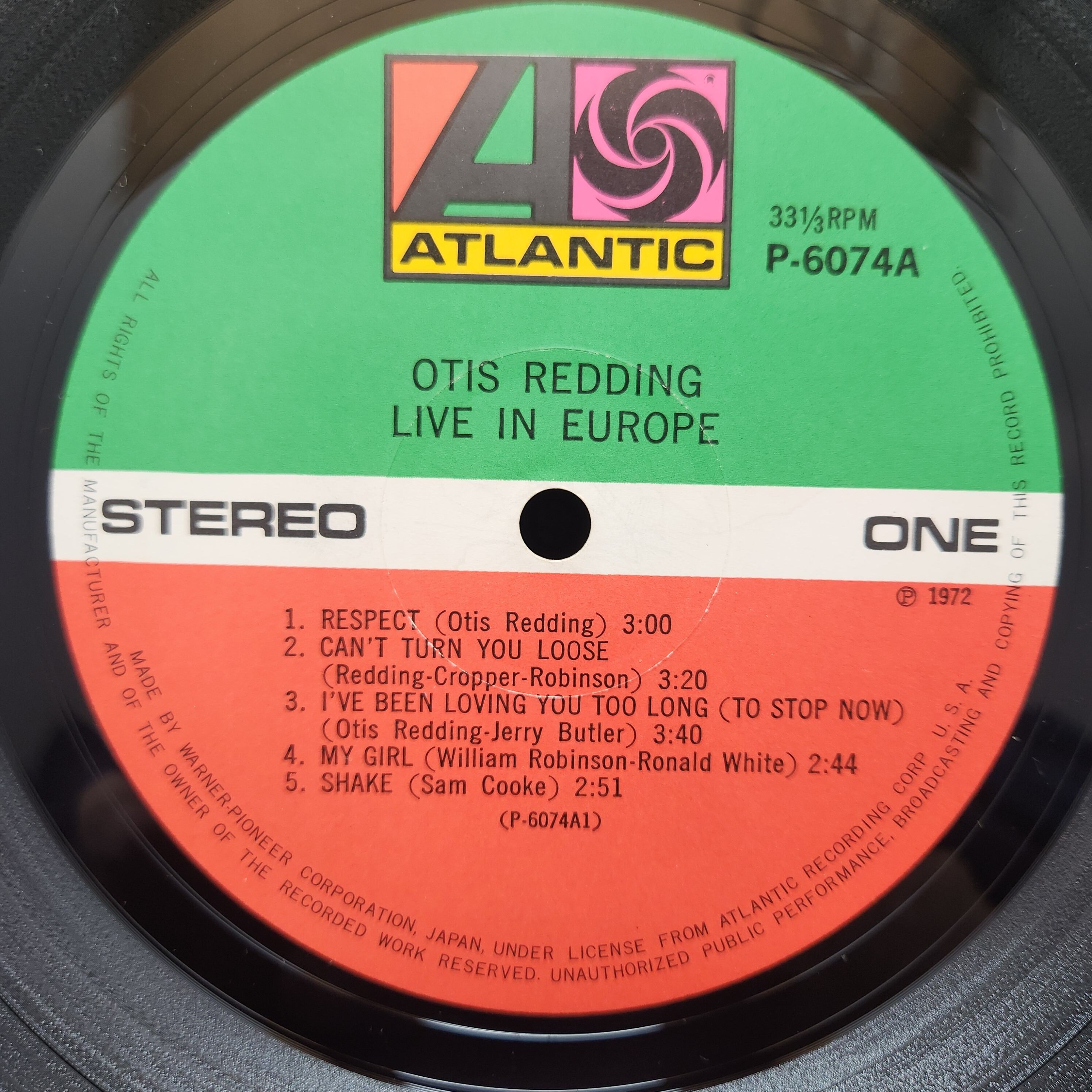 Otis Redding / Otis Redding Live In Europe [P-6074A] - 画像3