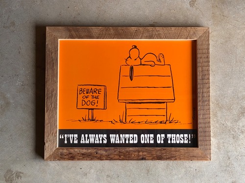 60s PEANUTS DATE BOOK POSTER FRAMING【3】