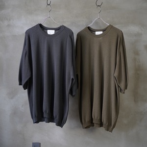 STILL BY HAND / Cotton Knit T shirts/ KN06231 / スティルバイハンド コットンニット Tシャツ