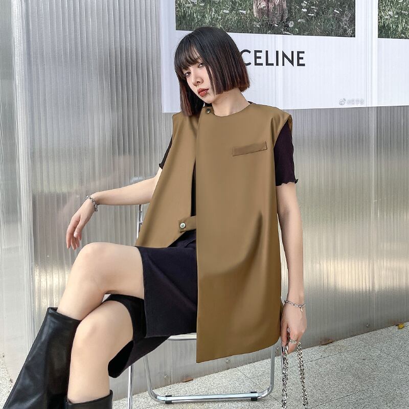 オータムノースリーブジャケット 秋物 ラブタオタオダレンハウス242250192