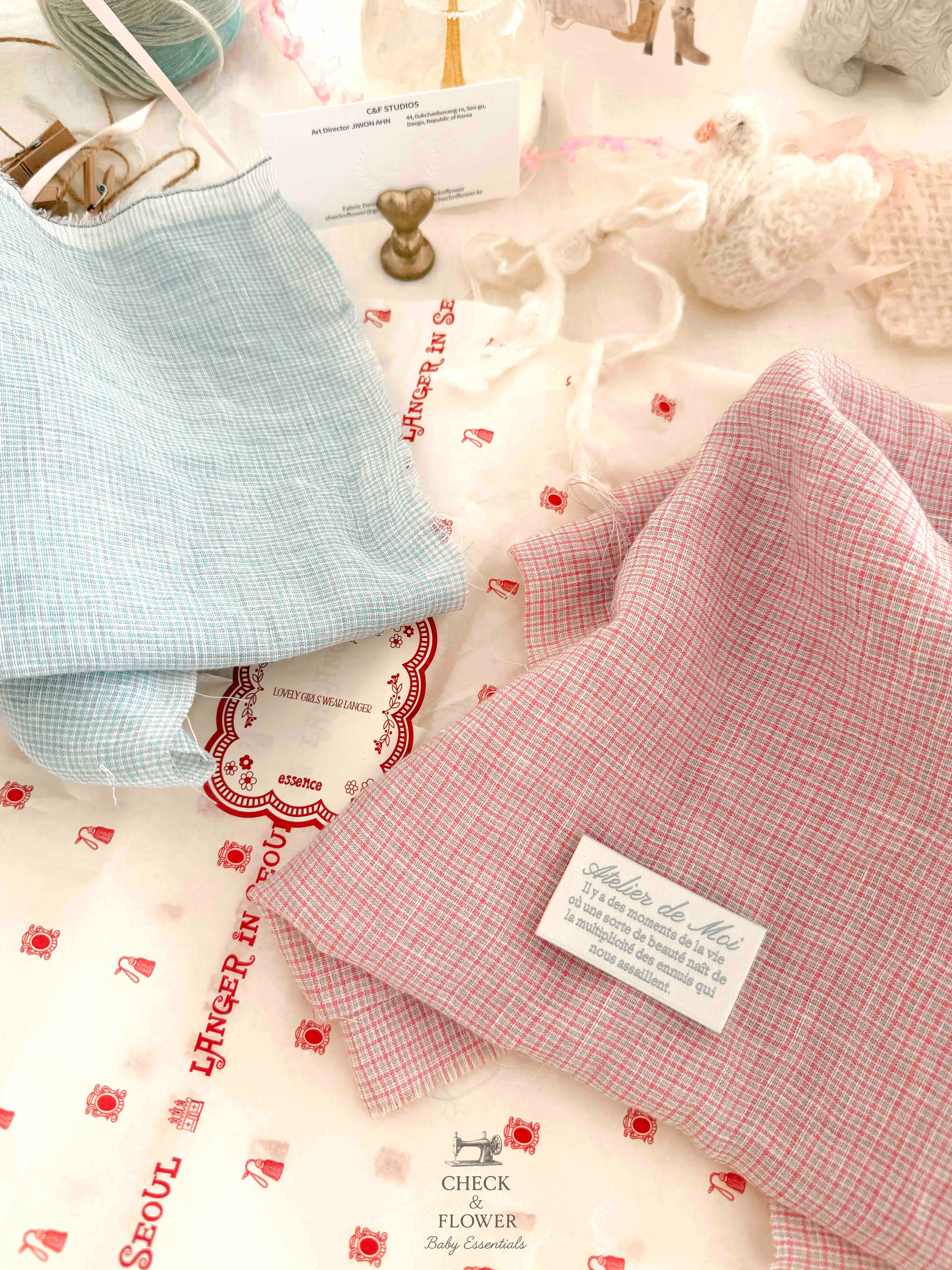 【終了】森ガールチェック　リネン生地