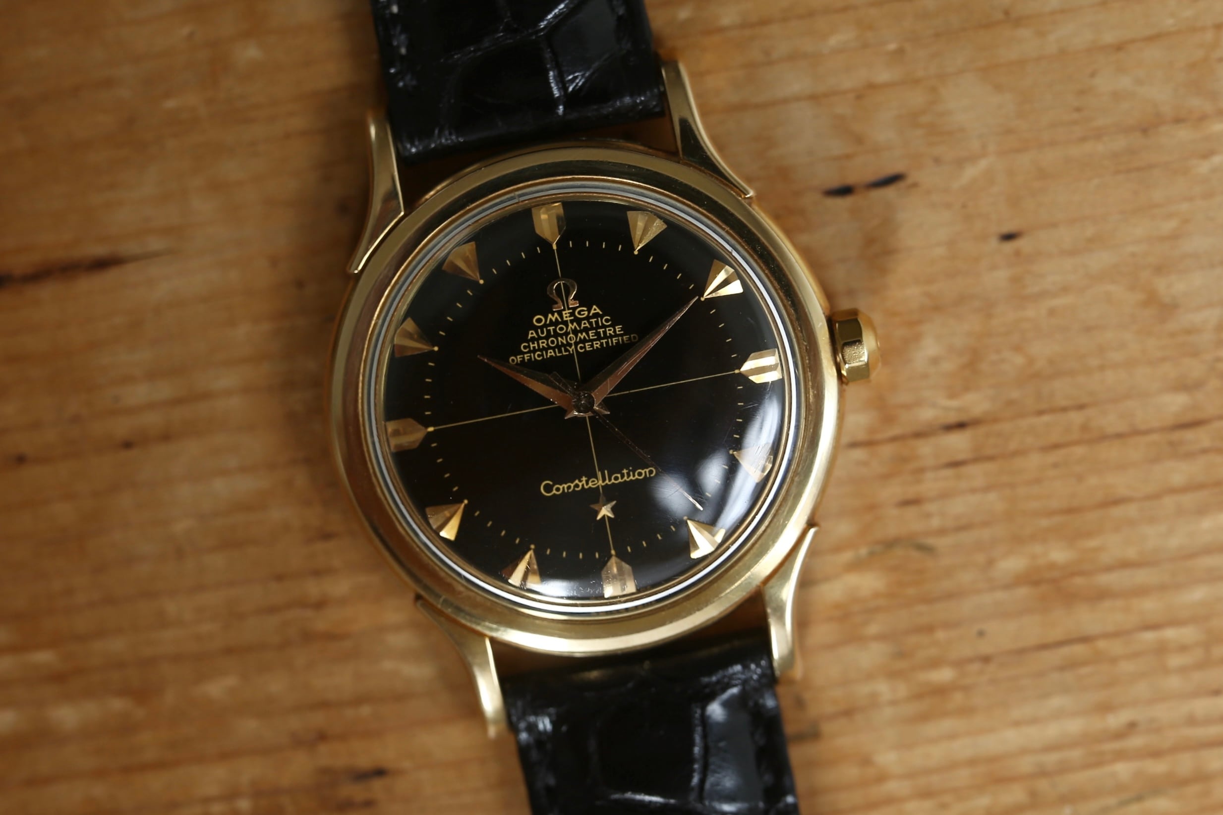 OMEGA】 1952年製 オメガ コンステレーション『1st』 14金無垢