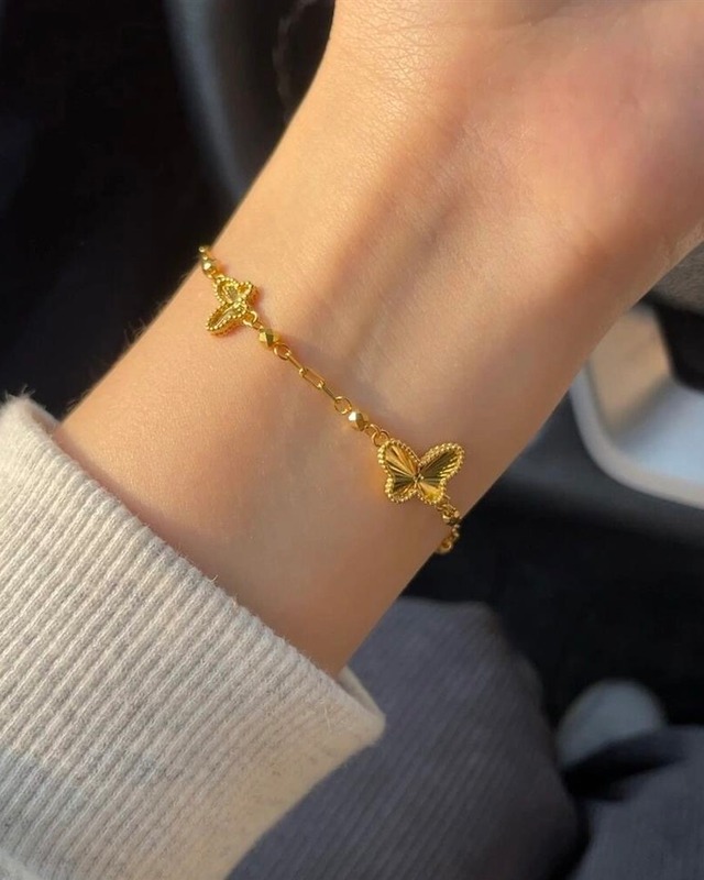 mini butterfly bracelet