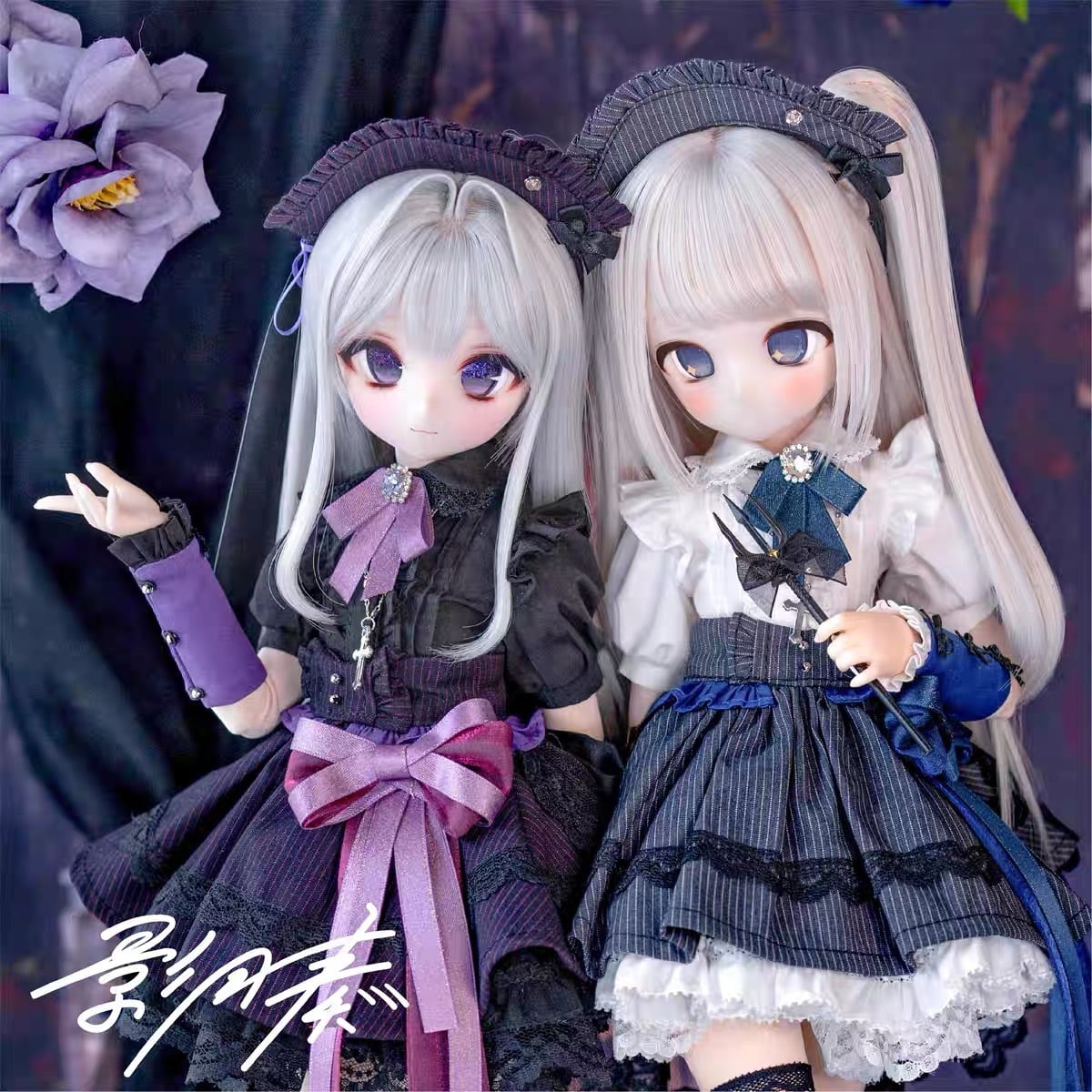 ディーラー様製 お洋服セット 黒 MDD ドール服BJD ドール 衣装 お洋服 