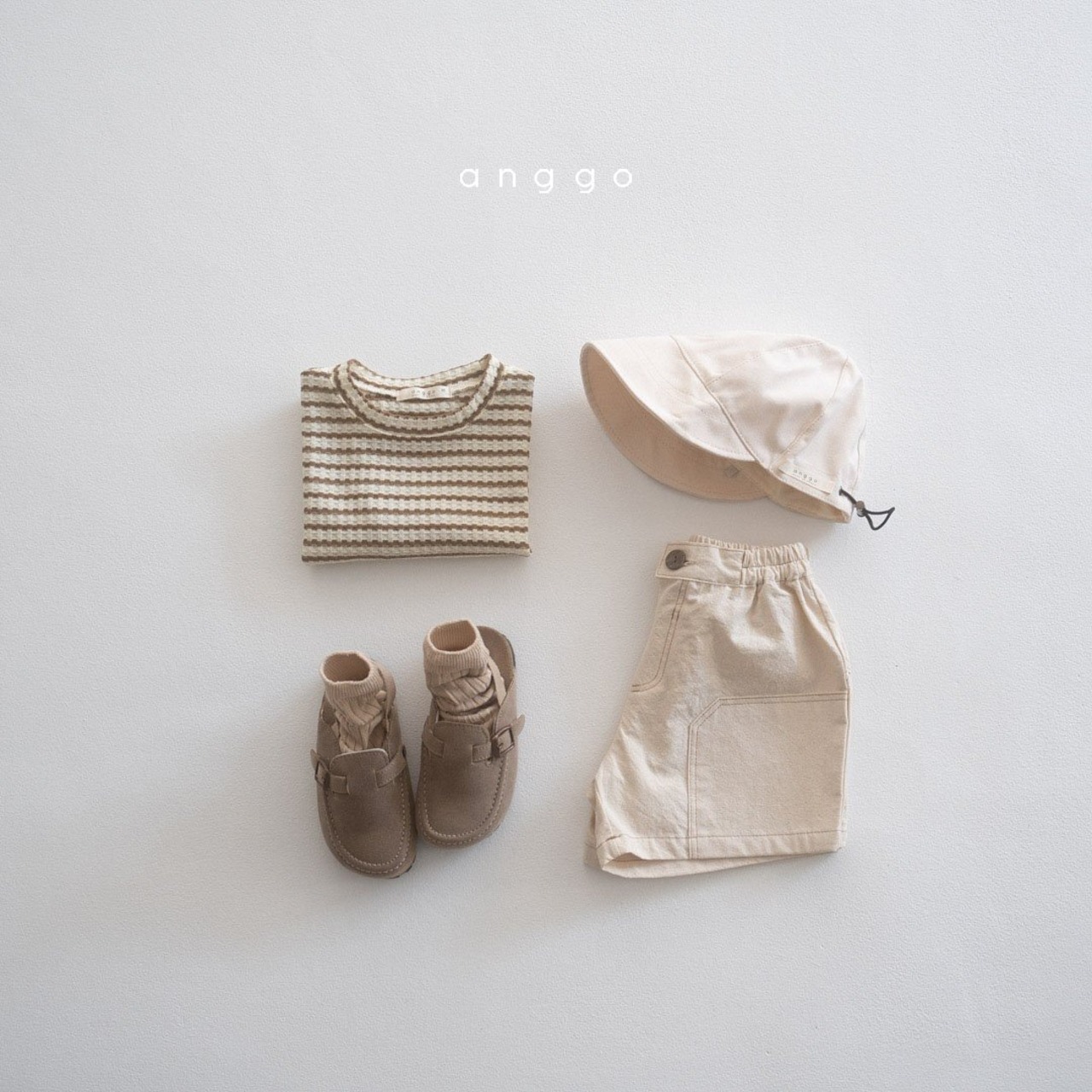【anggo】チアバターパンツ クリーム 90〜110cm - 12
