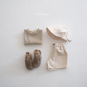 【anggo】チアバターパンツ クリーム 90〜110cm
