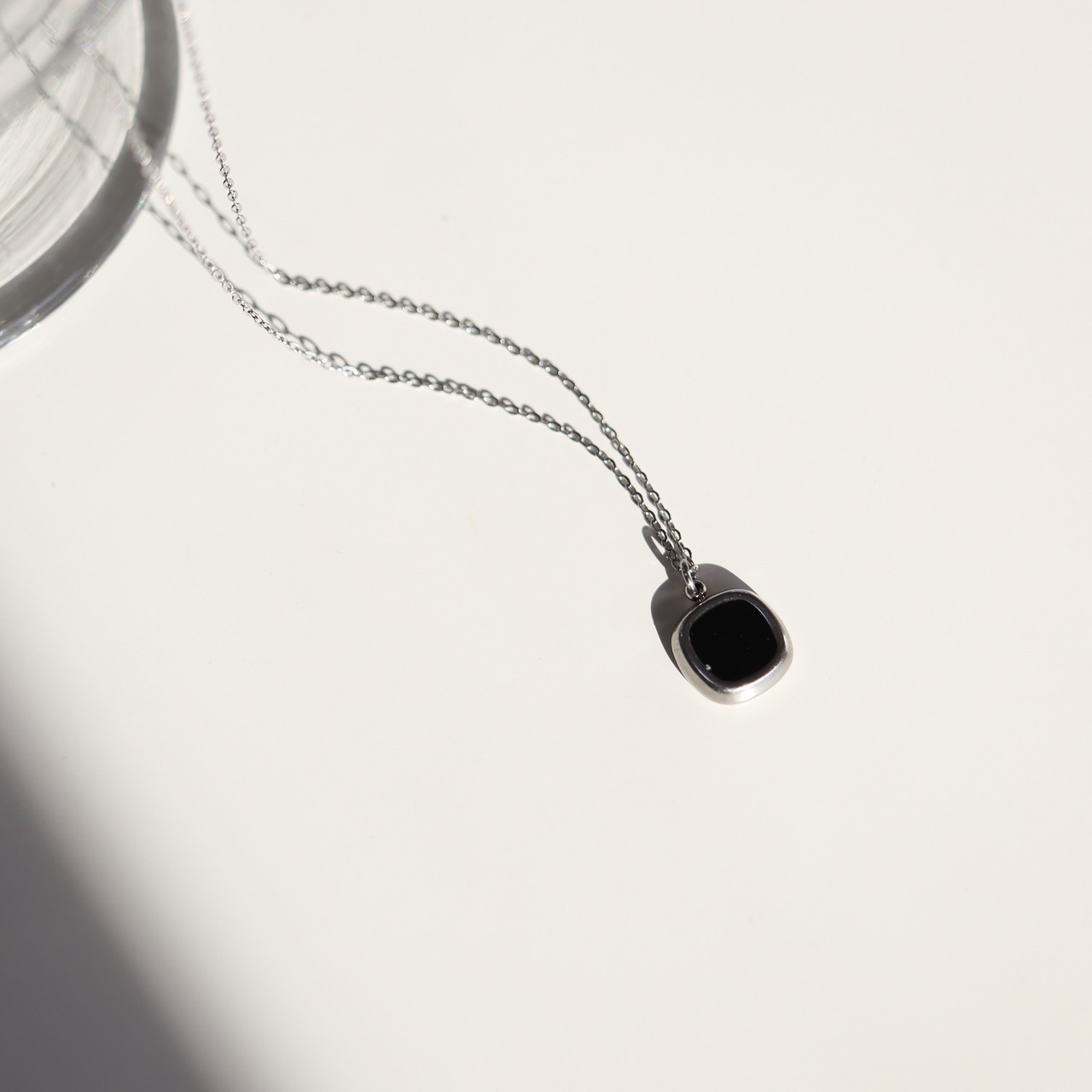 11/14(金)21時新作発売*stainless black necklace