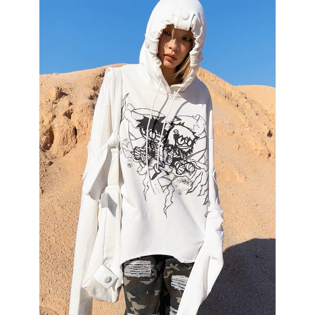 CFIERCE] Mummy Couple Printed Hoodie | BYORI