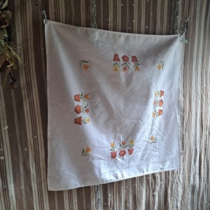 ヨーロッパ 刺繡クロス used [507060]