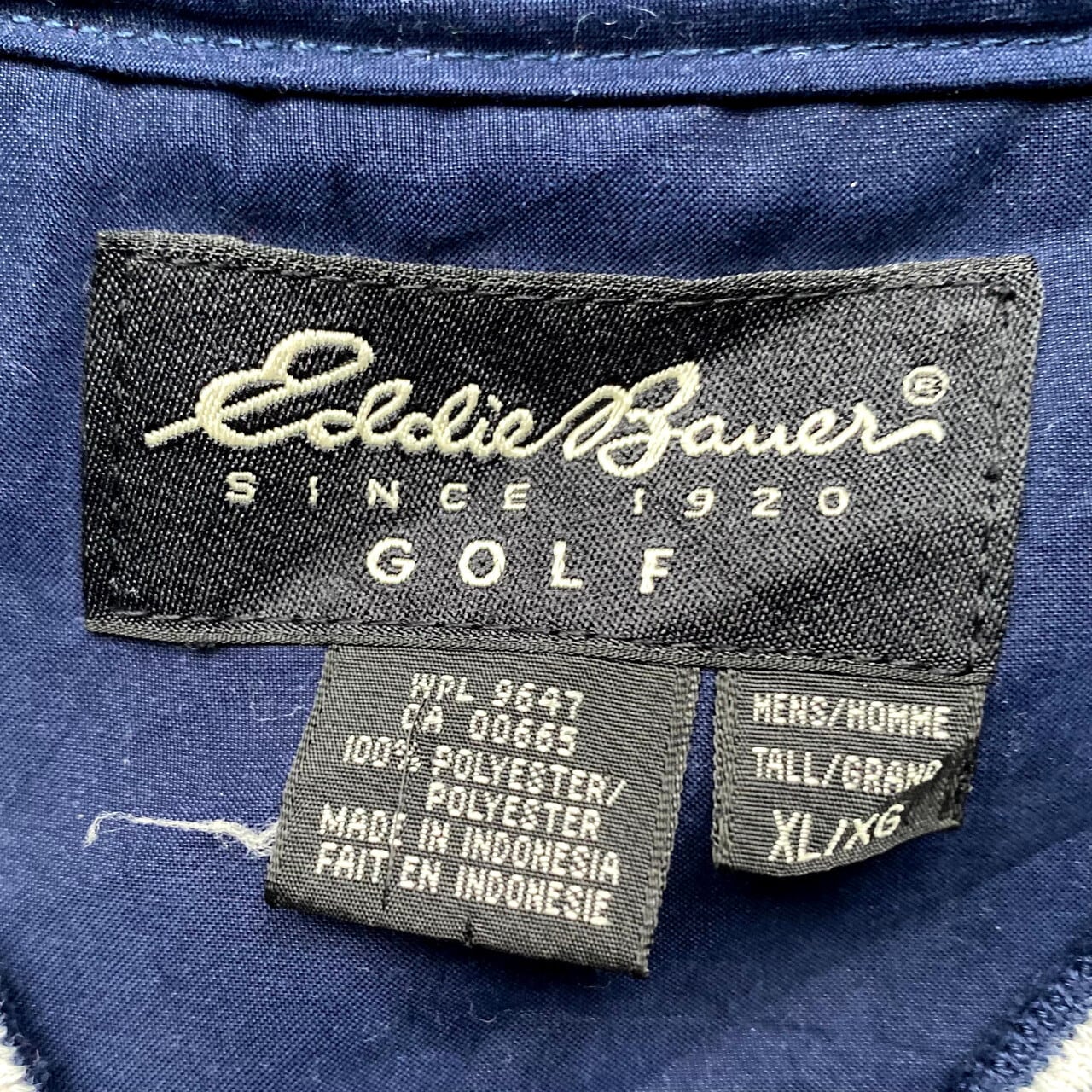 ビッグサイズ 90年代 Eddie Bauer GOLF エディーバウアー ワンポイント