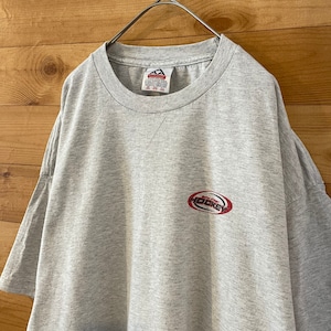 【ALSTYLE】90s USA製 半袖 Tシャツ ホッケークラブ ワンポイント バックプリント 2XL オーバーサイズ US古着 アメリカ古着