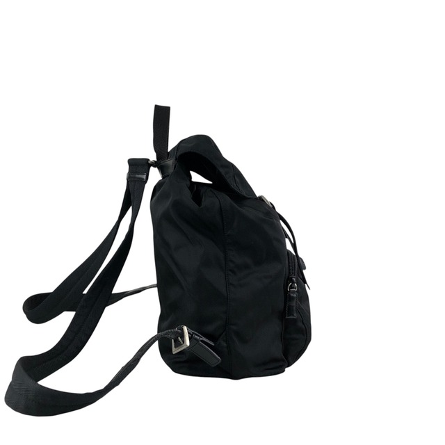 PRADA プラダ バックパック ブラック トライアングルロゴ ナイロン フロントバックル vintage ヴィンテージ オールド ue56ys