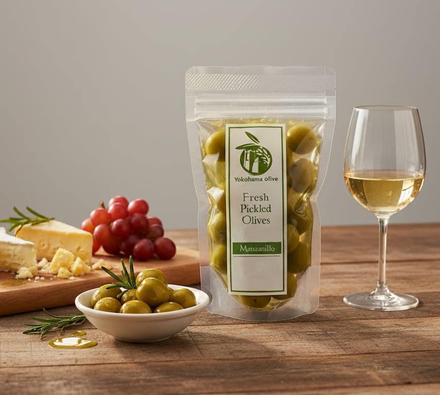 お徳用セール！オリーブ 新漬け【食べきり3袋セット】