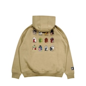 ストリート 裏起毛 GRAF&WU 12ゴーストキャラ刺繍 パーカー T493