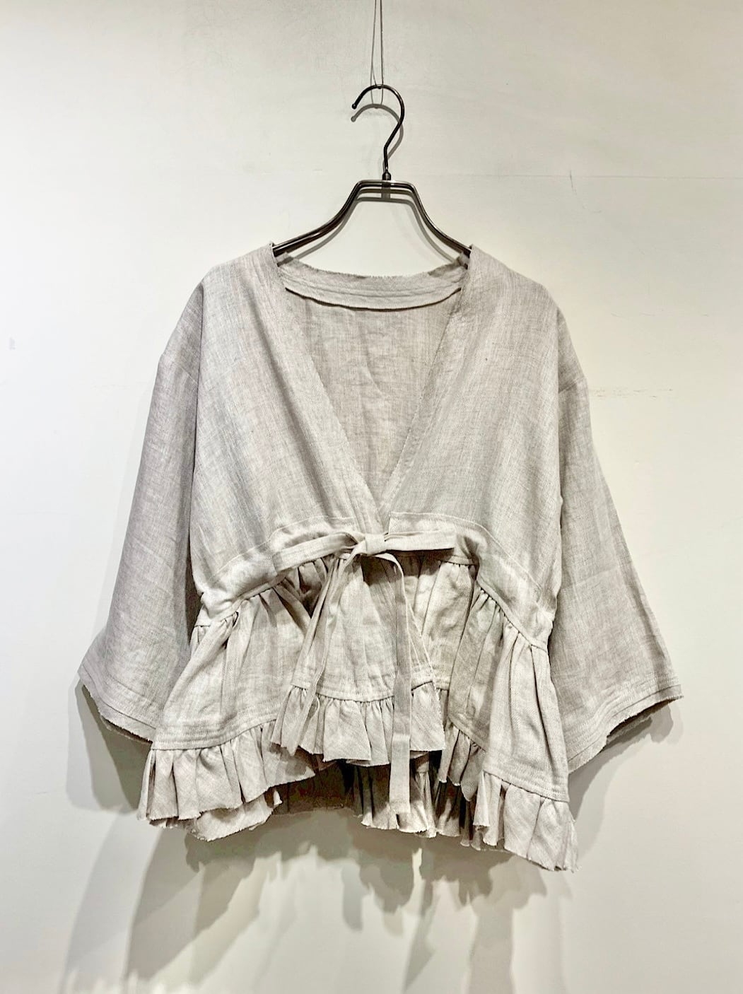 THOMAS MAGPIE リネンヘリンボーンシャツ 2262211 | COTERIE
