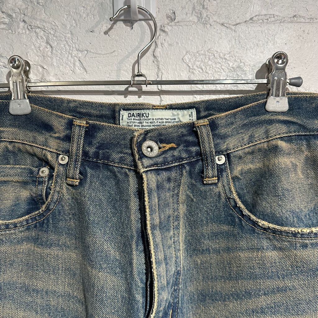DAIRIKU ダイリク 22AW Flare Mud Vintage Denim Pants DAIRIKU ダイリク 22AW Flare Mud Vintage Denim Pants