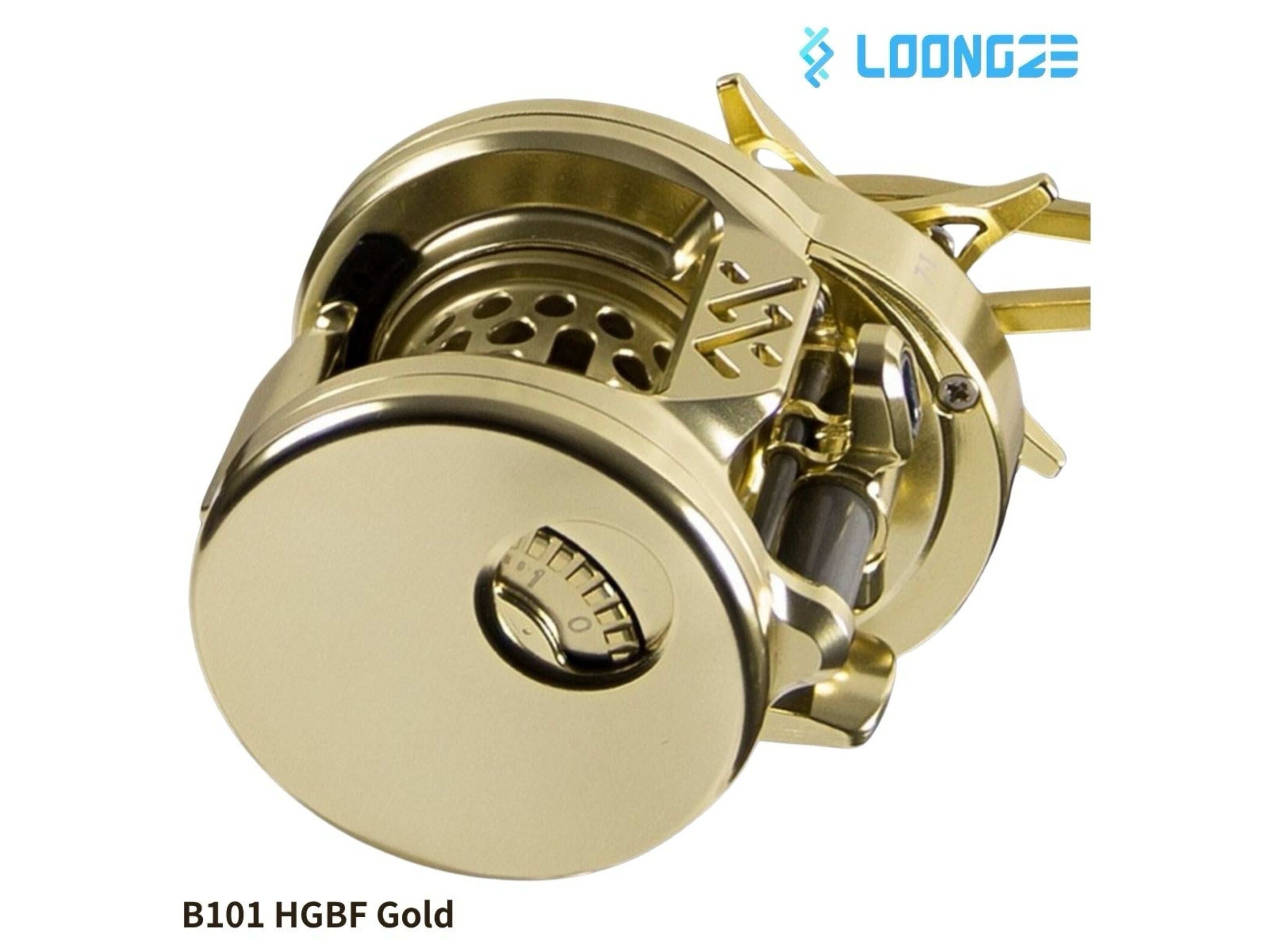 驚愕の139g！フルメタルリール最軽量】LOONGZE Airlite B100(右)/B101