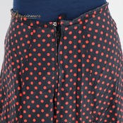 フラメンコ 衣装 ファルダ スカート 黒 赤 ドット 水玉 ボランテ フリル ダンス パーティ 発表会 ブラック系 レッド系 フリルスカート 踊り衣装 レディース おしゃれ パーティー用 発表会用 ダンス用