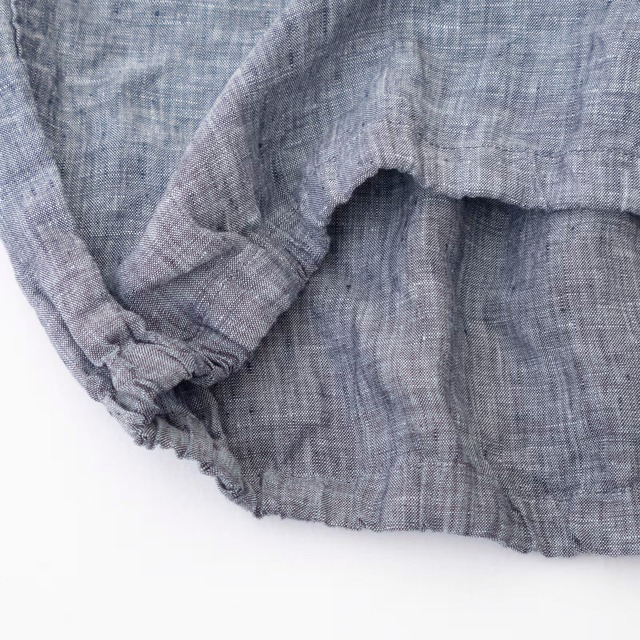 プリット prit 1/66リネン ショートスリーブ裾ゴムワイドプルオーバー(P82521)全5色