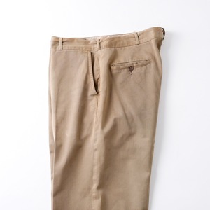 【希少】40s U.S. COAST GUARD Special Vintage M-43 CHINO PANTS TROUSERS WORK PANTS  Vintage military slacks W33 mint condition made in USA／ 40年代 アメリカ沿岸警備隊 M45 チノ スペシャル ヴィンテージ  実物 ミリタリー パンツ チノパンツ  チノトラウザーズ ベージュカーキ ミントコンディション 尿素 ボタンフライ 実寸W33 激レア