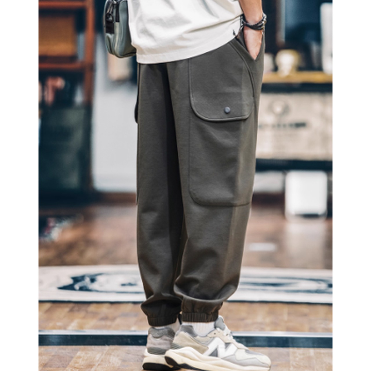 サイドポケット ジョガースウェットパンツ 10160