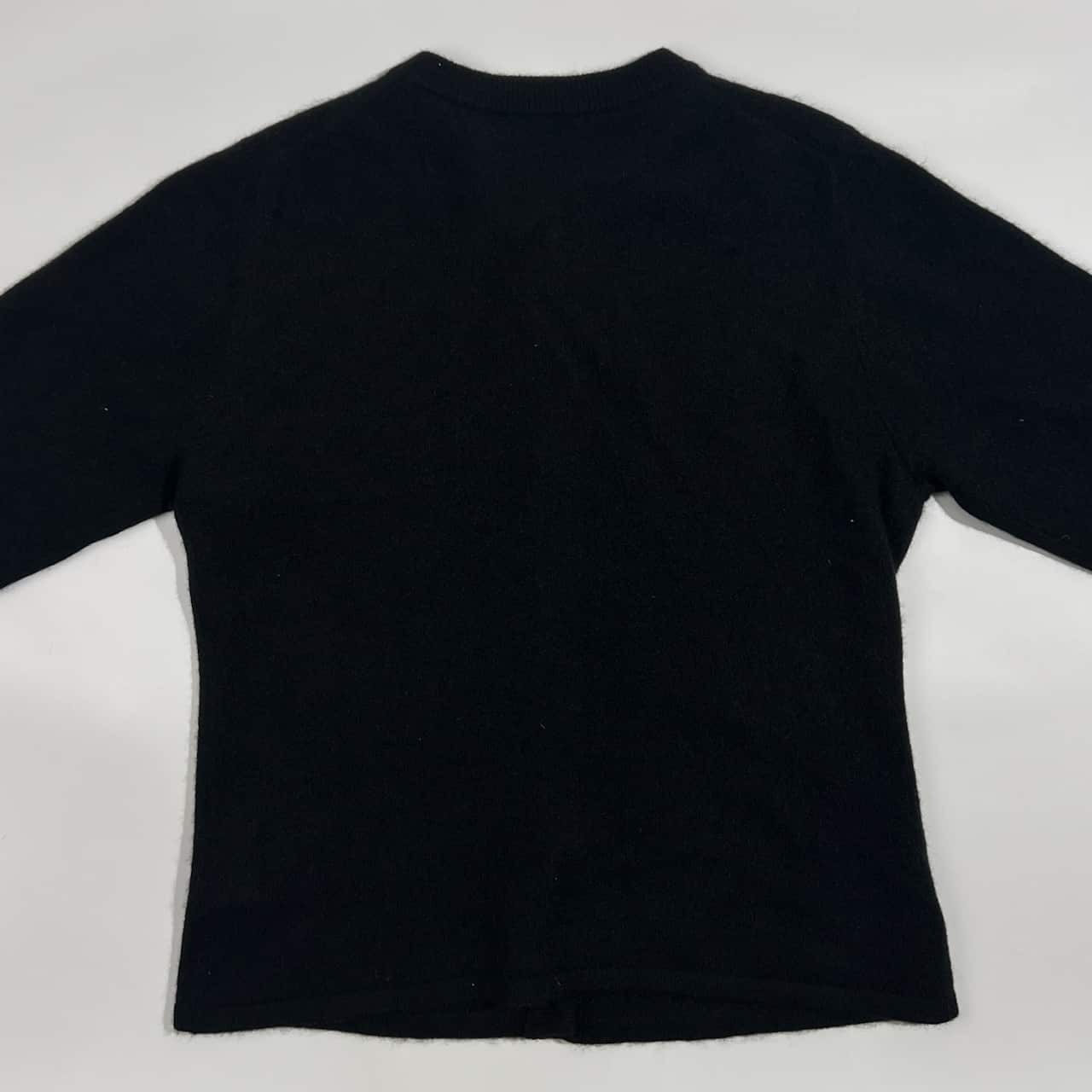 カシミヤ100%  BRODIAEA ブローディア ニット カーディガン 40/ブラック レディース