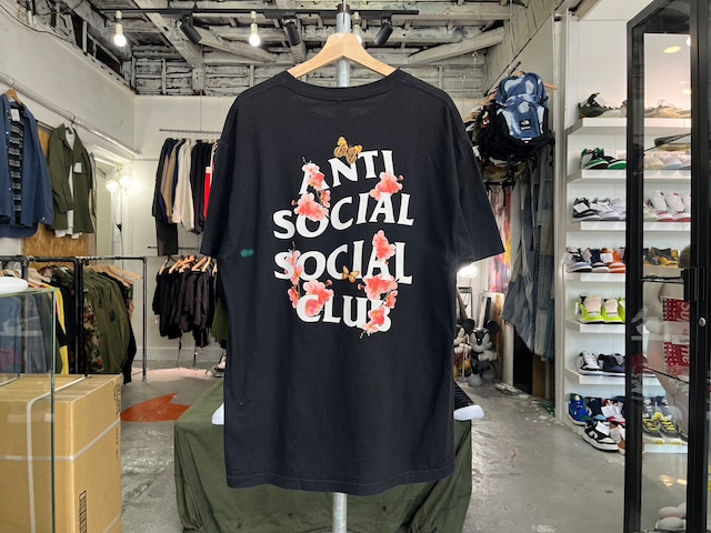 ANTI SOCIAL SOCIAL CLUB CHERRY BLOSSOM TEE BLACK LARGE 85464