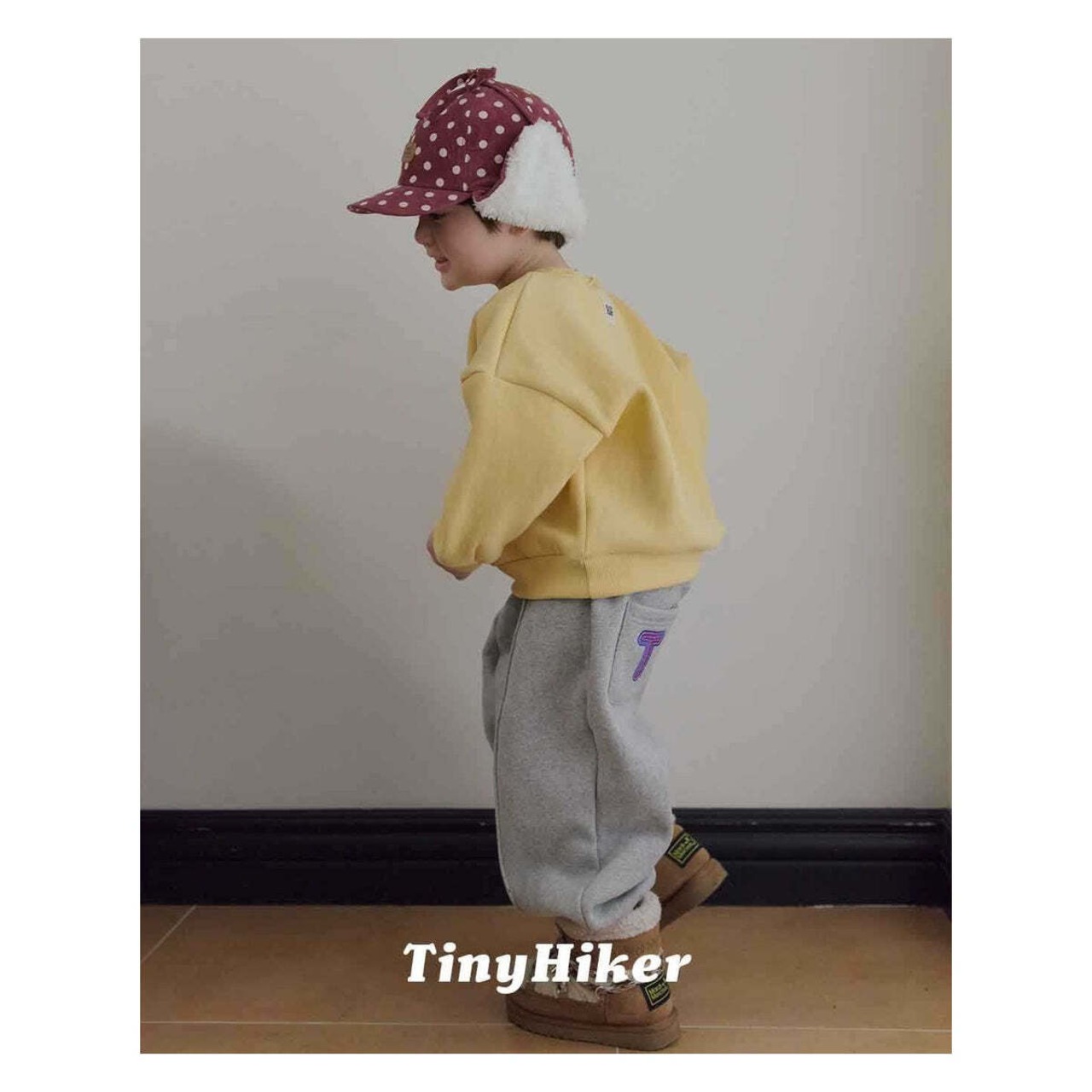 【取寄】Tiny Hiker タイニー刺繍ジョガーパンツ|冬服|韓国子供服