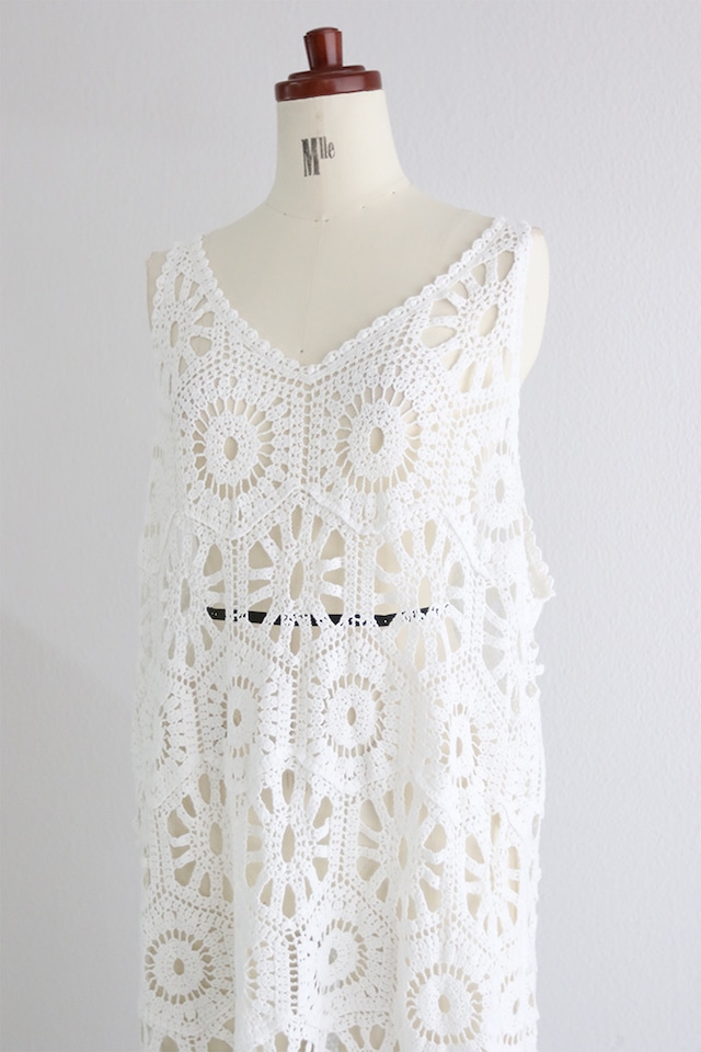 クロシェワンピース / Crochet dress(W26S3004H)
