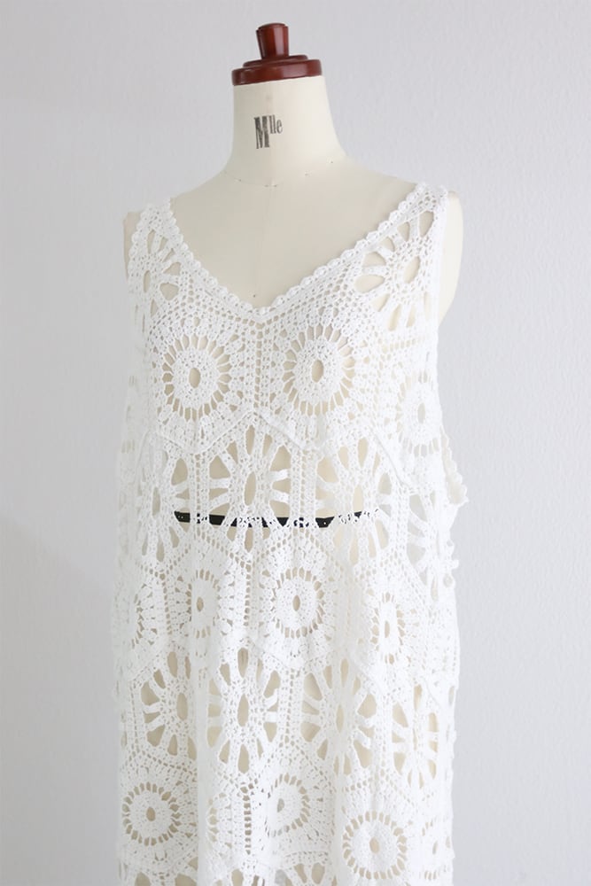 クロシェワンピース / Crochet dress(W26S3004H)