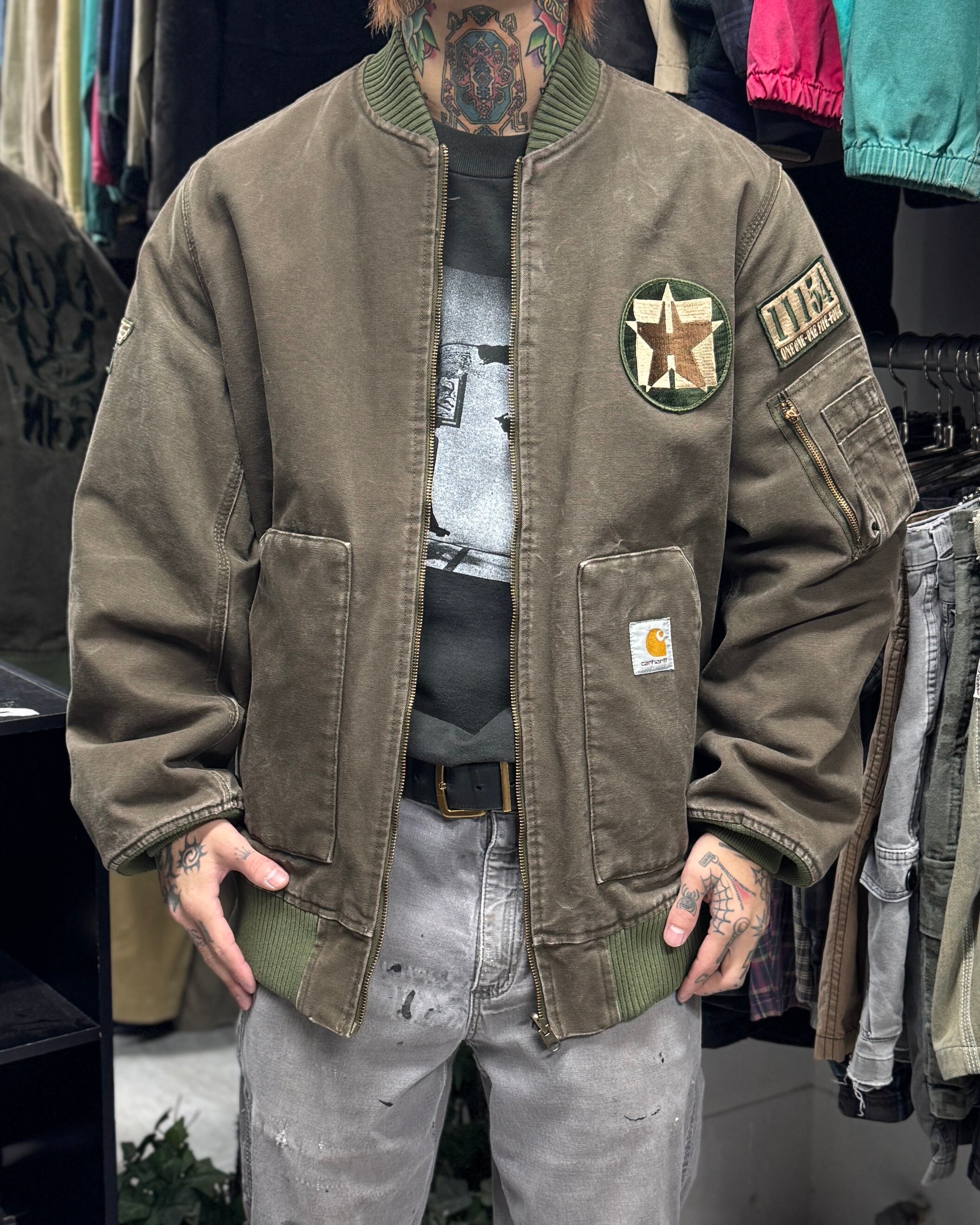 Special!!】Carhartt × HAZE × 11154 Duck MA-1 Jacket 【下北沢店